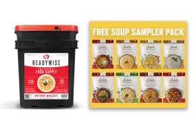 120-Serving Entrée Bucket with FREE Soup Sampler