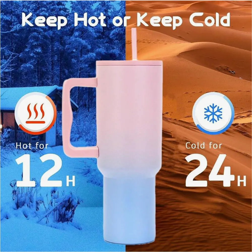 1200Ml Leakproof Thermostat Tumbler With Handle