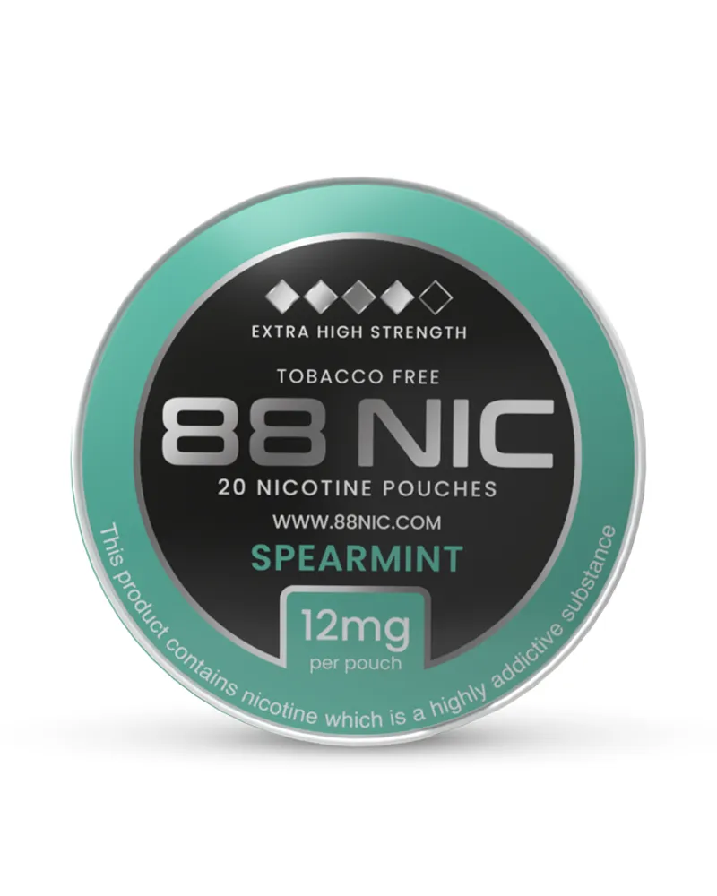 88 Nic Spearmint Nicotine Pouches