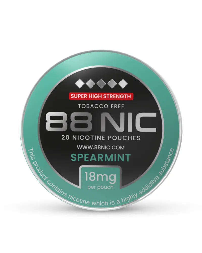 88 Nic Spearmint Nicotine Pouches