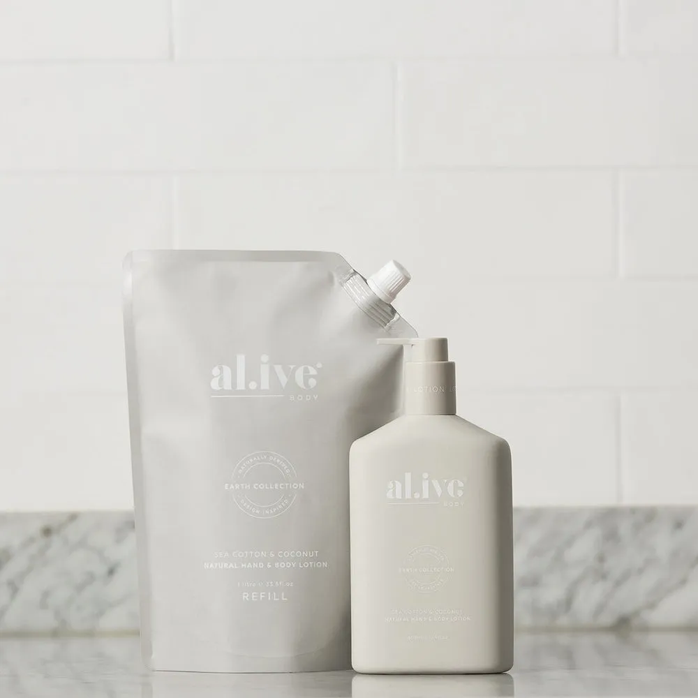 Al.ive Body Sea Cotton & Coconut Lotion Refill