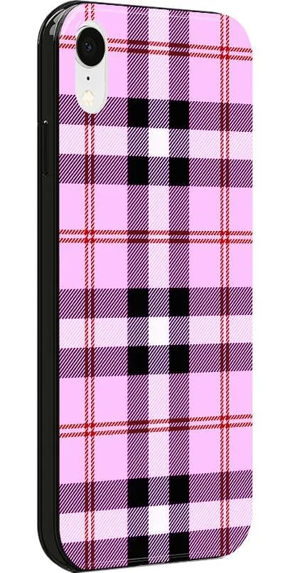 As if! | Light Purple Plaid Case