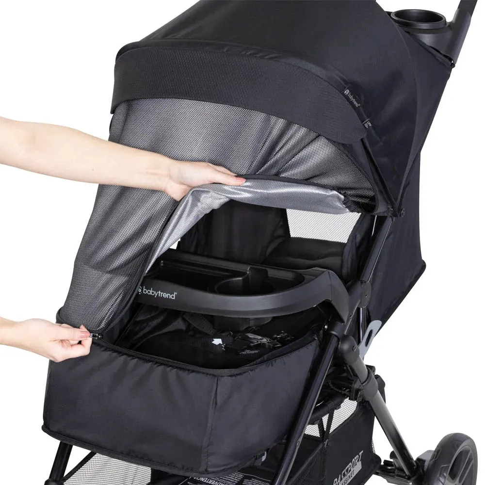 Baby Trend Passport Bassinet Stroller - Ultra Black