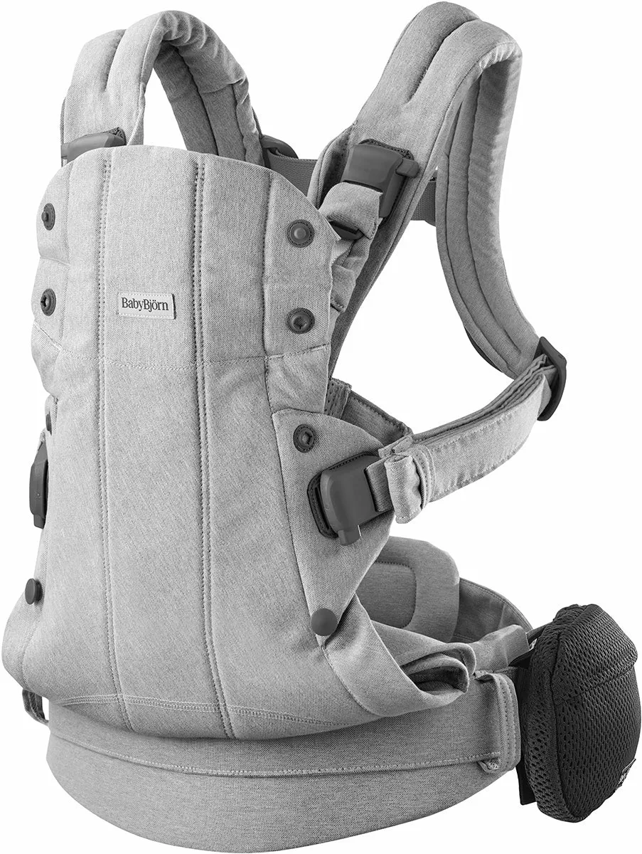 BabyBjorn Baby Carrier Harmony Woven Melange, Light Gray