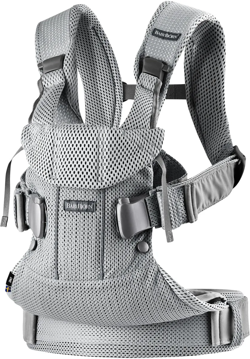 BabyBjörn Baby Carrier One Air 3D Mesh, Silver