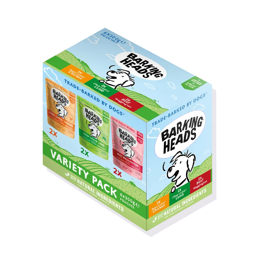 Barking Heads Variety Pack Wet Dog Food