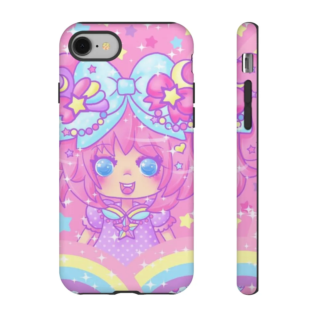 Bubbles Rainbow Land Tough Phone Case