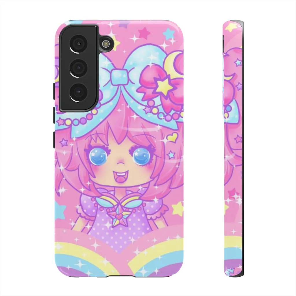 Bubbles Rainbow Land Tough Phone Case