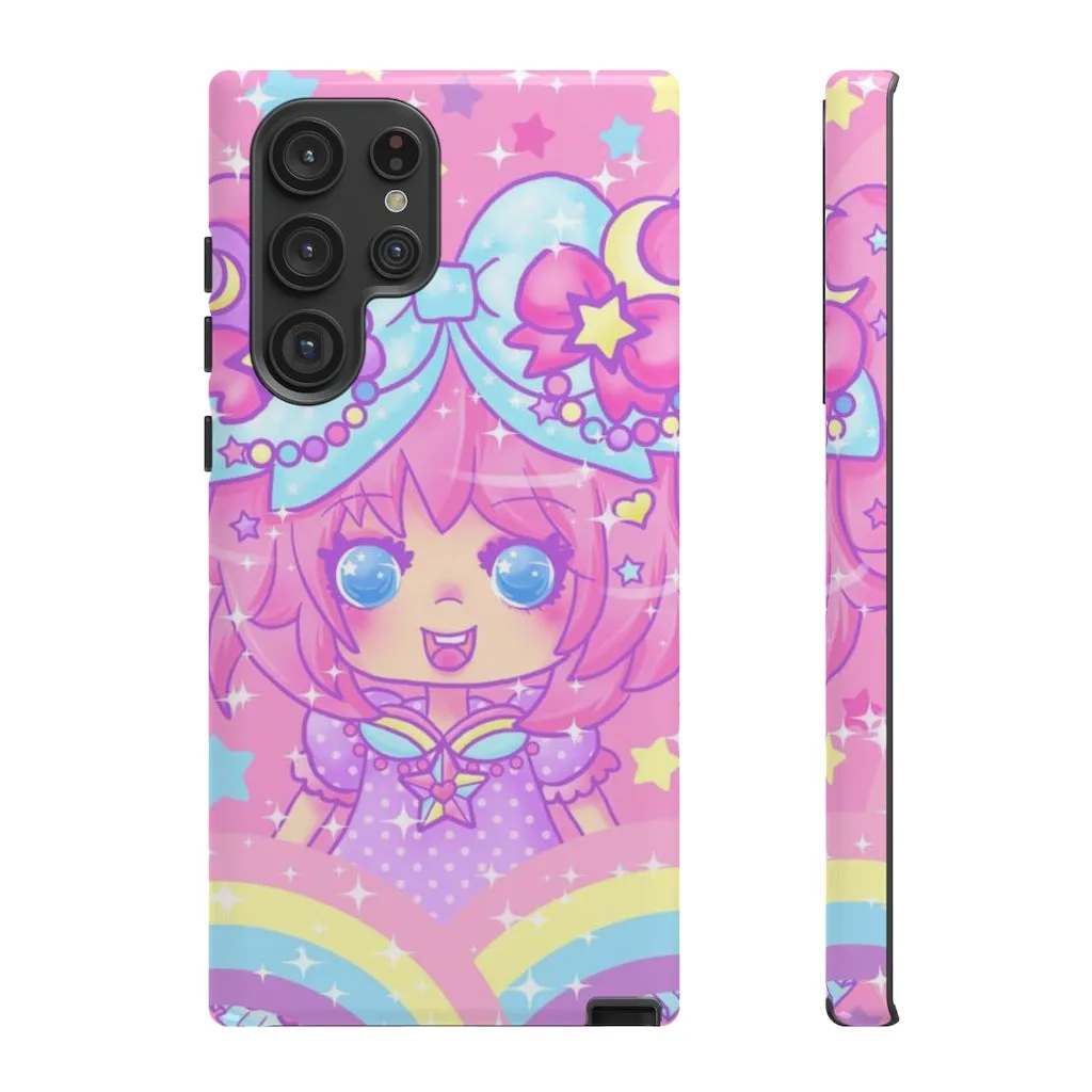 Bubbles Rainbow Land Tough Phone Case