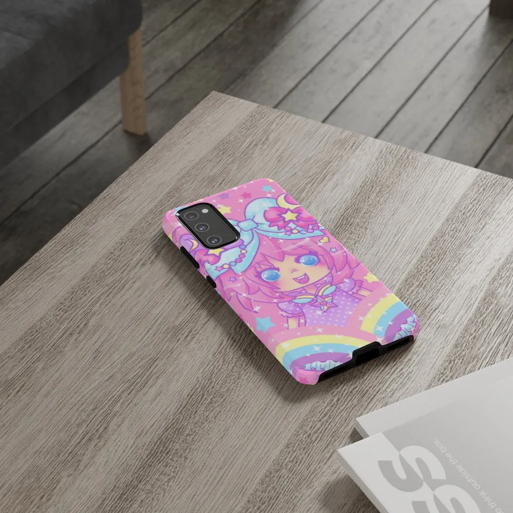 Bubbles Rainbow Land Tough Phone Case