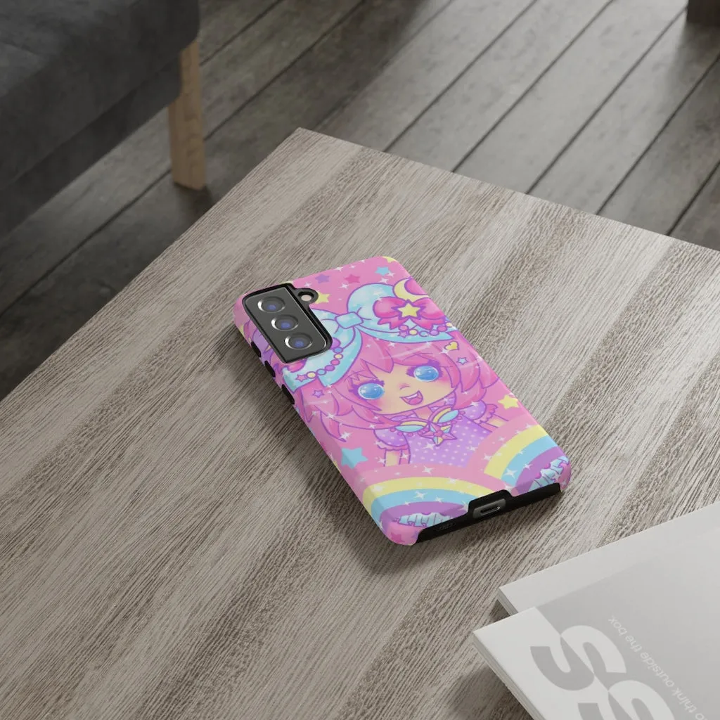 Bubbles Rainbow Land Tough Phone Case