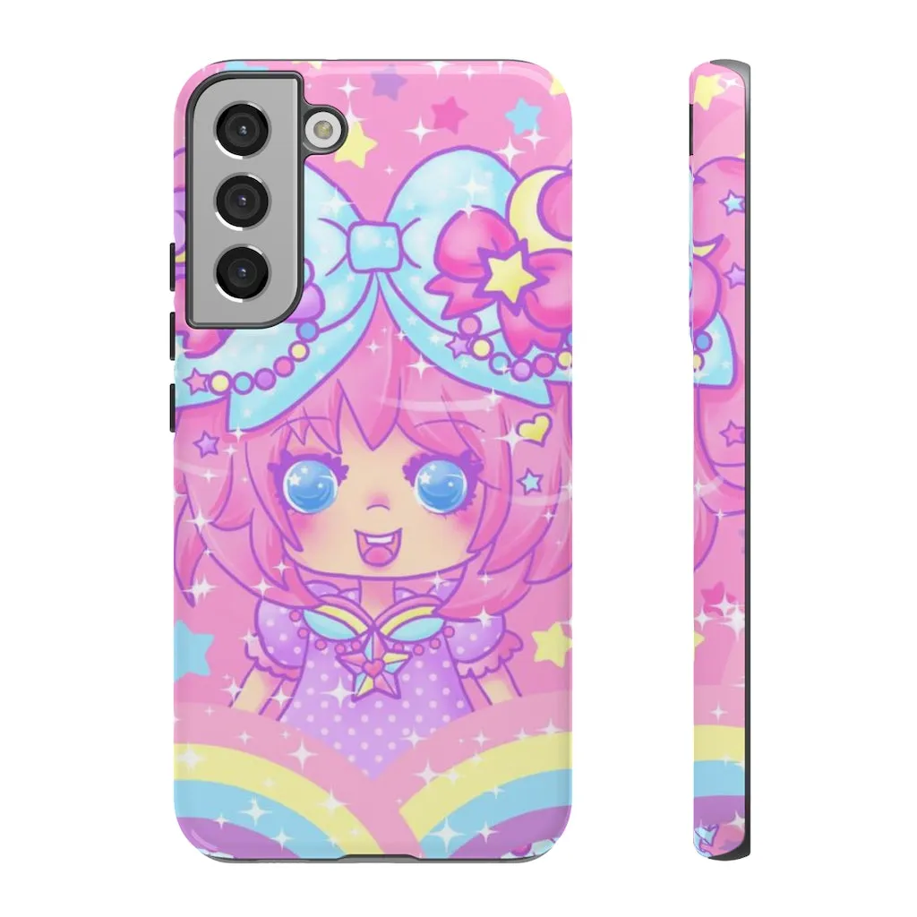 Bubbles Rainbow Land Tough Phone Case