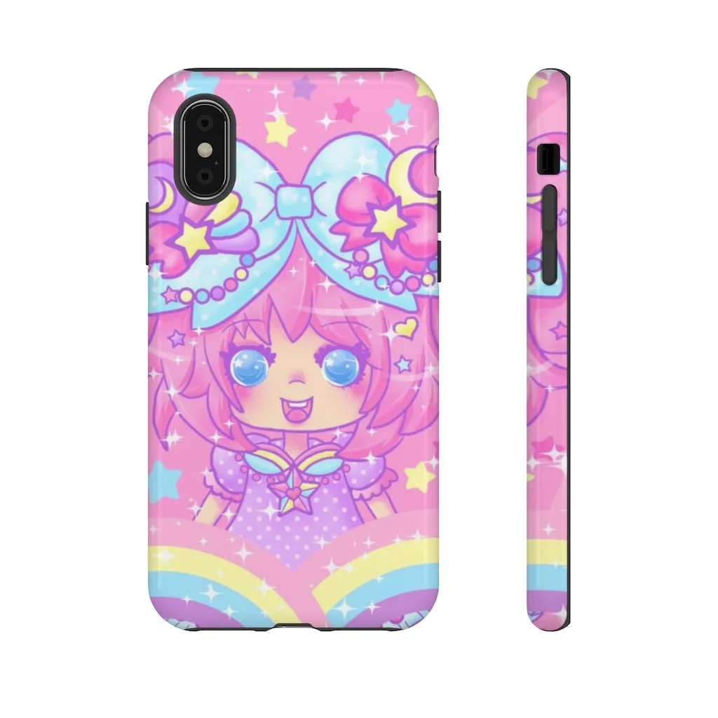 Bubbles Rainbow Land Tough Phone Case