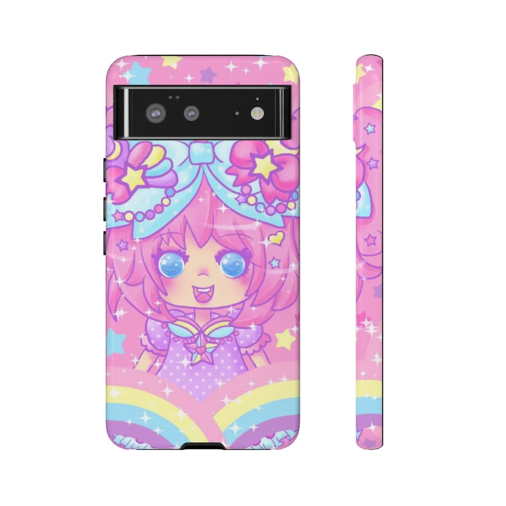 Bubbles Rainbow Land Tough Phone Case