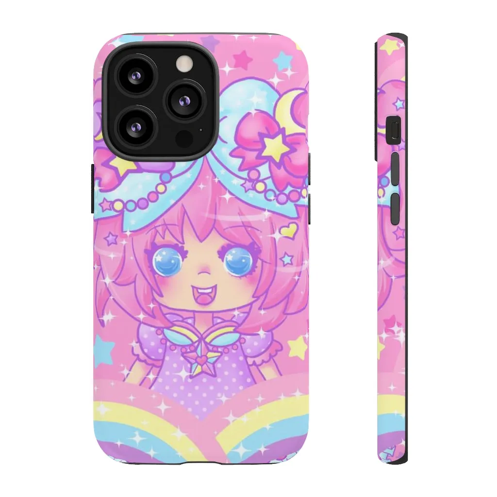 Bubbles Rainbow Land Tough Phone Case