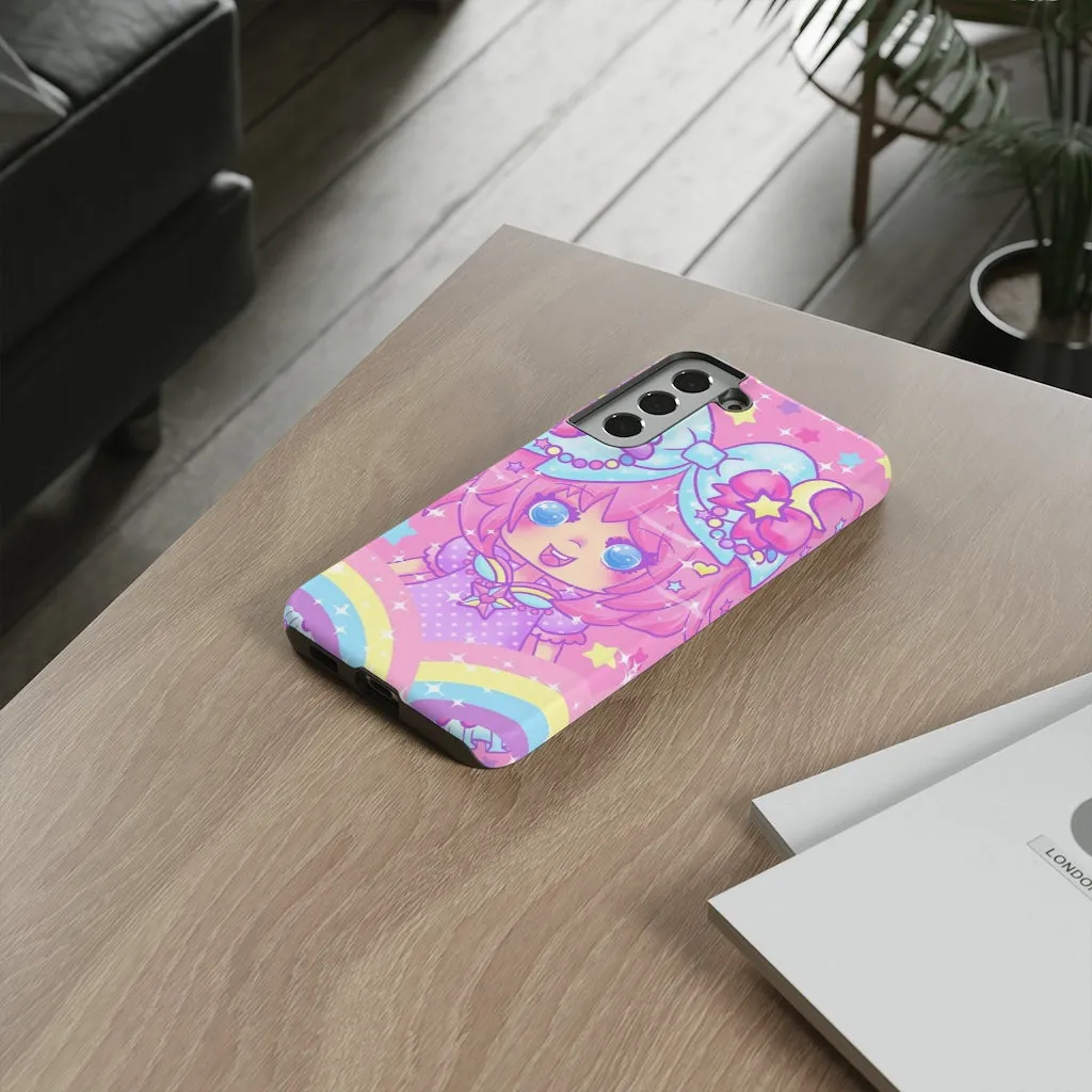 Bubbles Rainbow Land Tough Phone Case