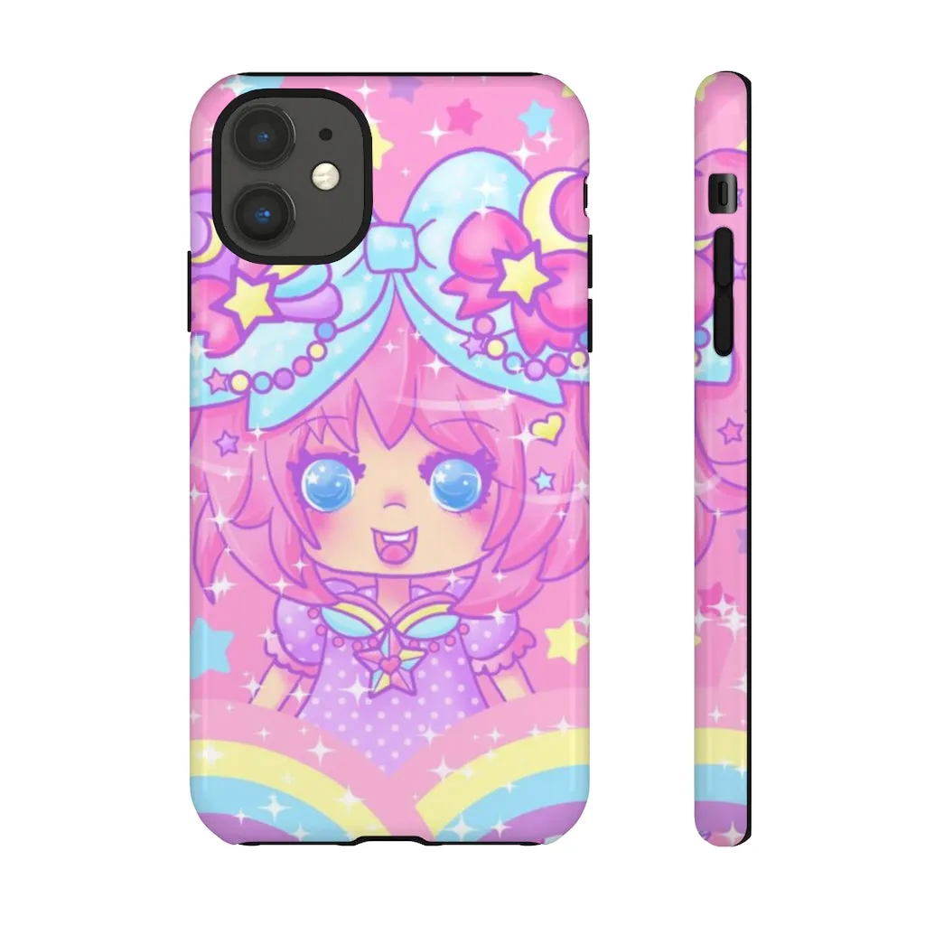 Bubbles Rainbow Land Tough Phone Case