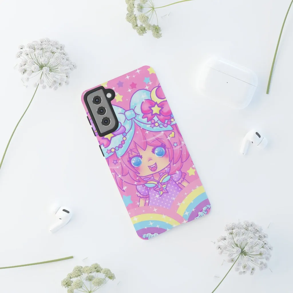 Bubbles Rainbow Land Tough Phone Case