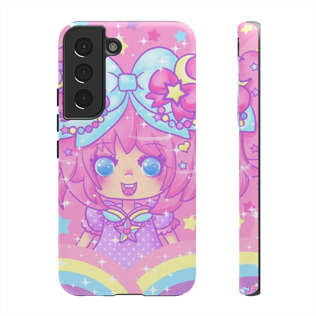 Bubbles Rainbow Land Tough Phone Case