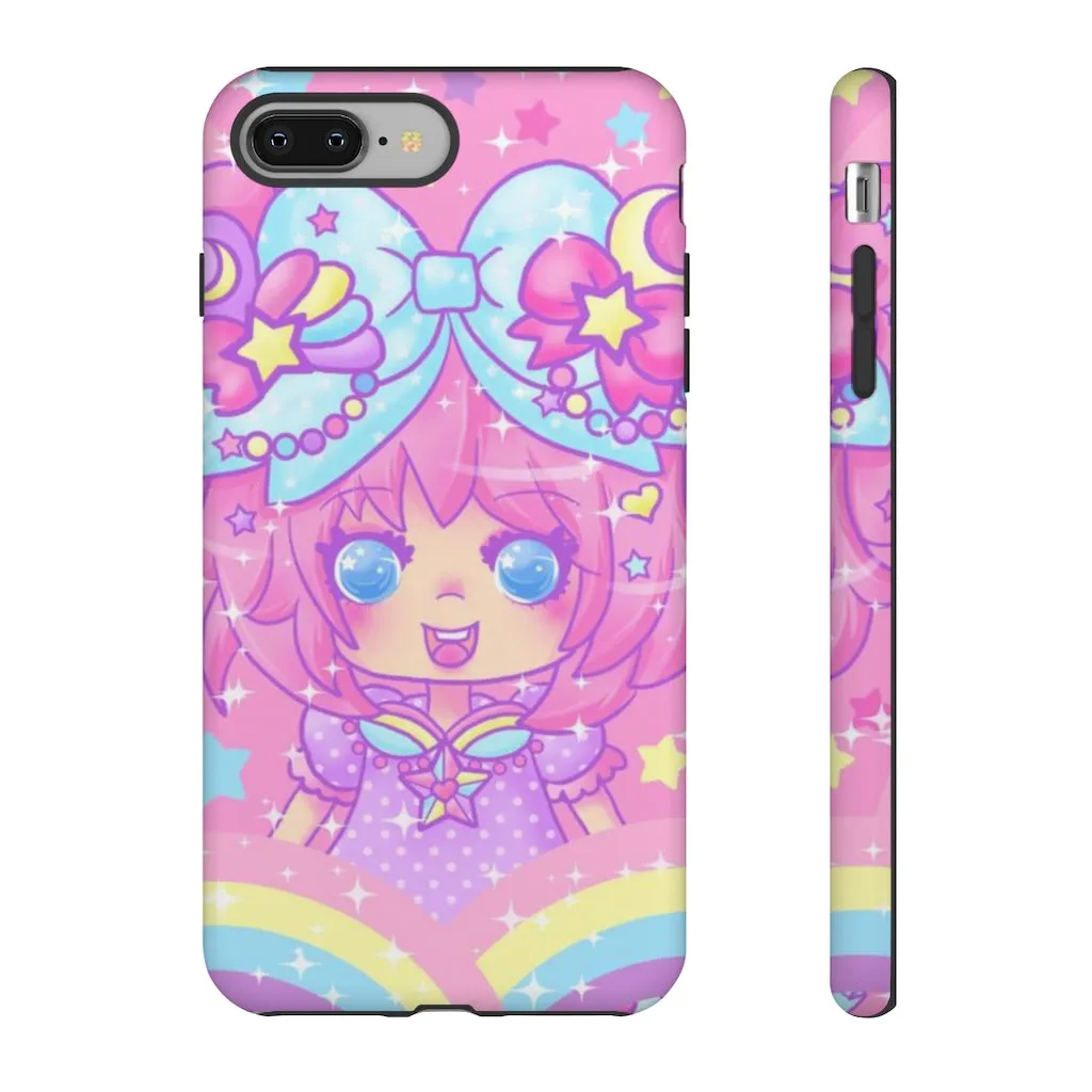 Bubbles Rainbow Land Tough Phone Case