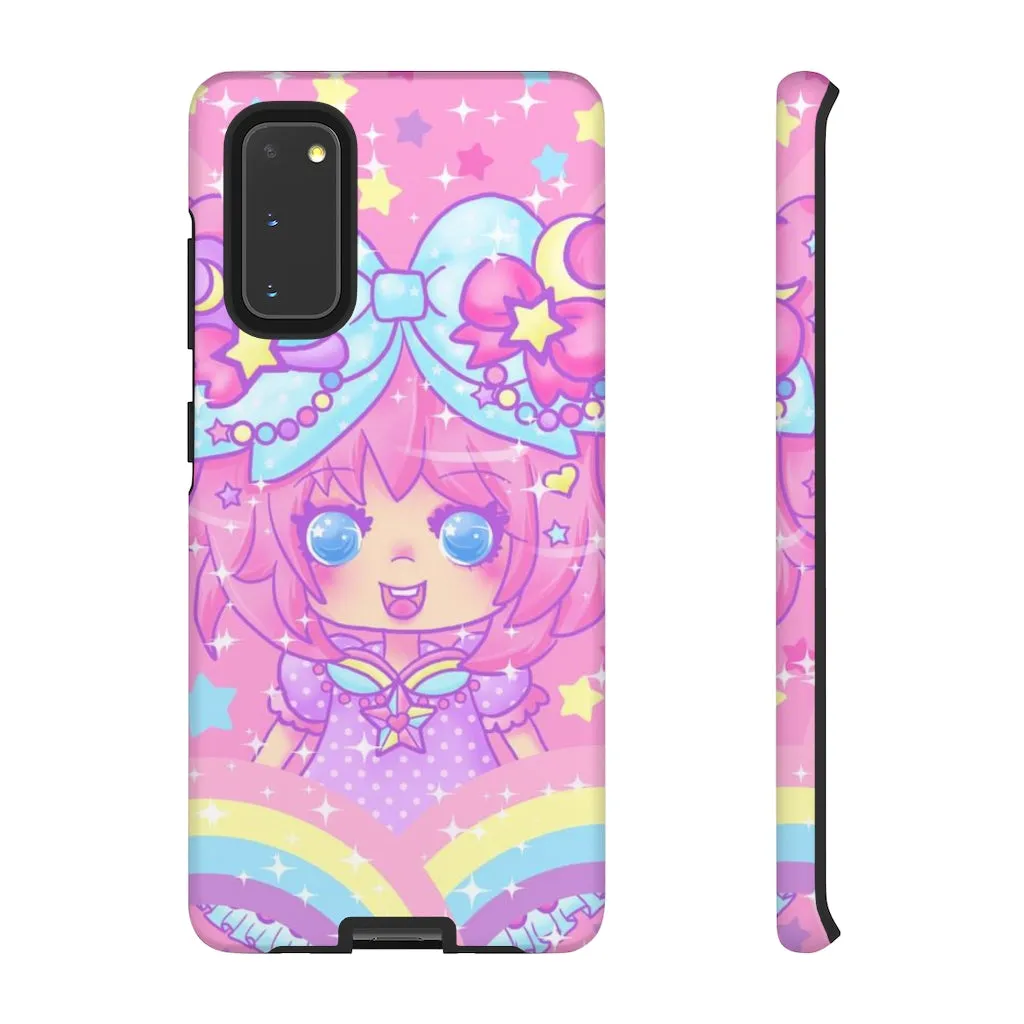 Bubbles Rainbow Land Tough Phone Case