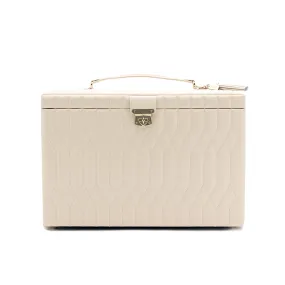 Caroline Extra Large Jewelry Case Ivory