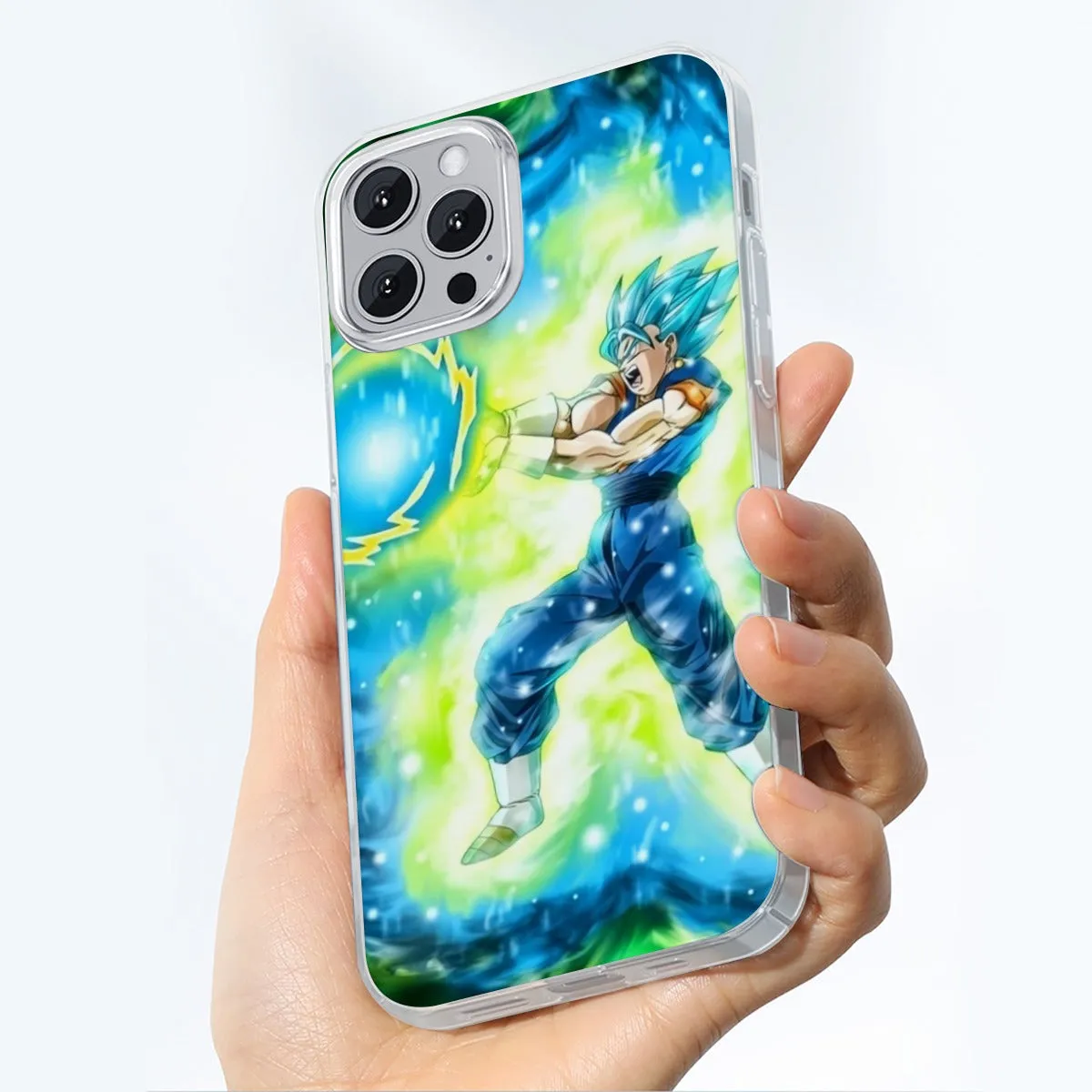 DBZ Goku Super Saiyan Blue SSGSS Kamehameha Power Attack iPhone13  Case