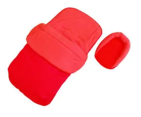 Deluxe 2in1 RED Footmuff & Headhugger To Fit Joie Mytrax Pushchair