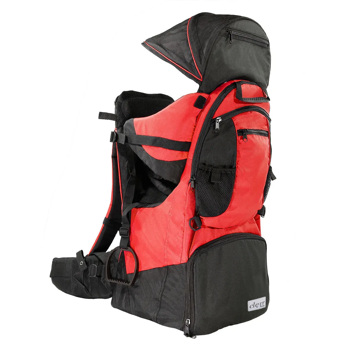 Deluxe Baby Backpack Child Carrier, Red