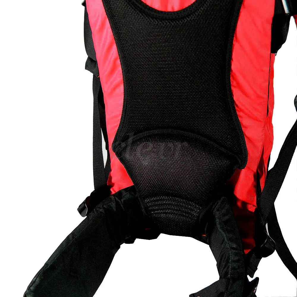 Deluxe Baby Backpack Child Carrier, Red