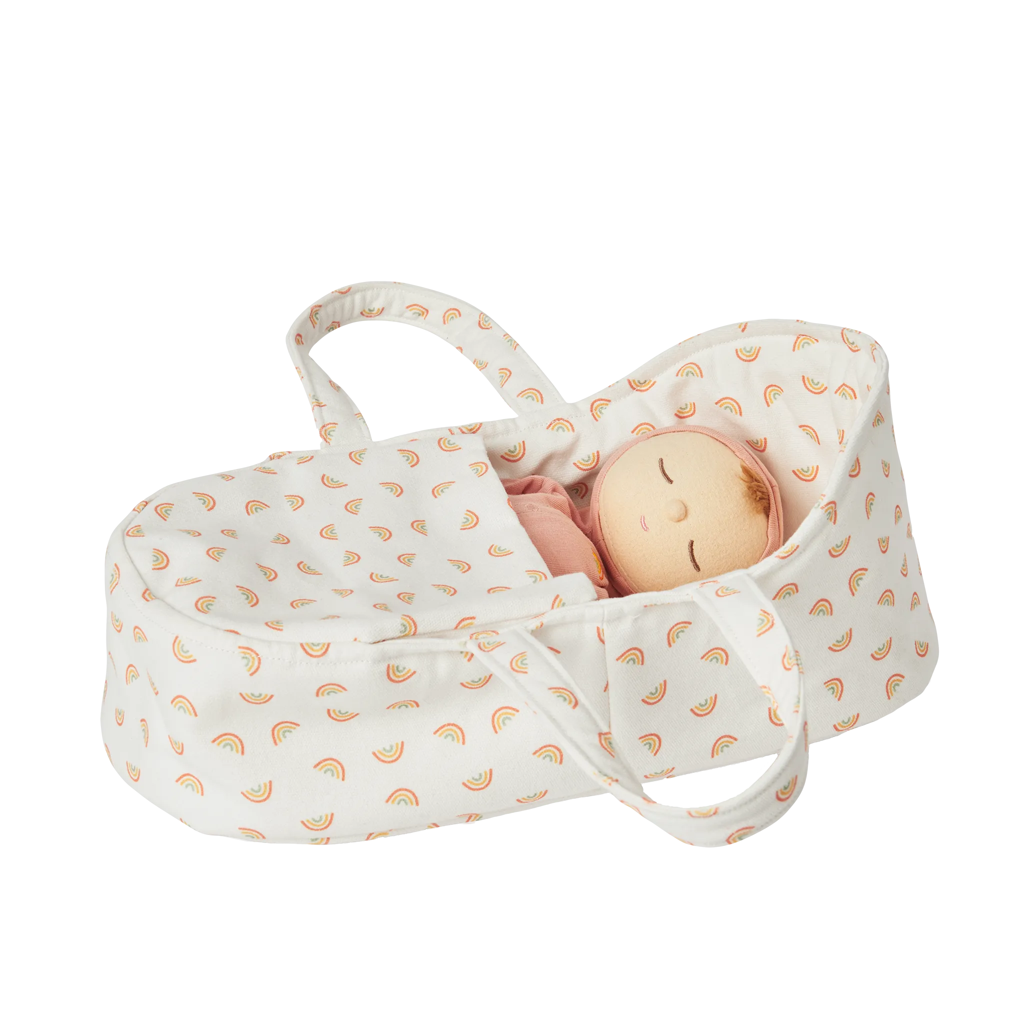 Dinkum Dolls Carry Cot - Rainbow Print