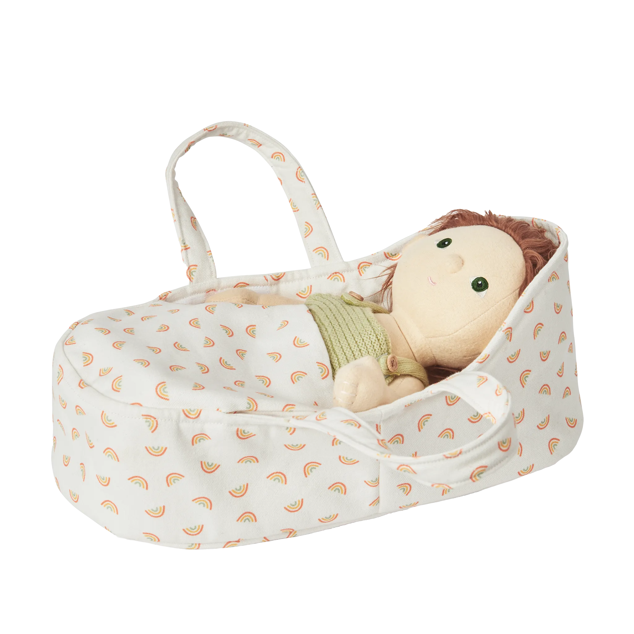 Dinkum Dolls Carry Cot - Rainbow Print