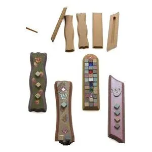 Fancy MDF Mezuzah Cases for Decoration