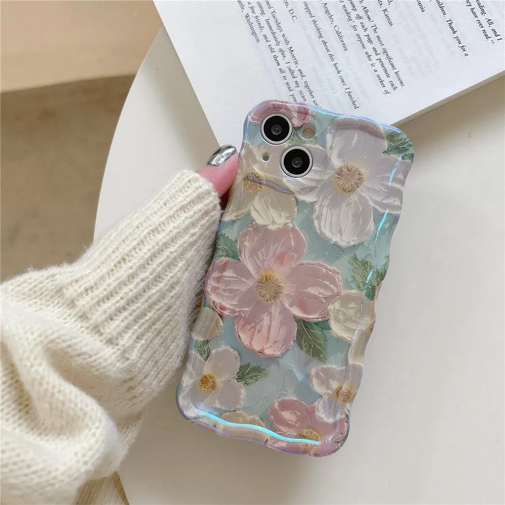 Glossy Flower iPhone Case