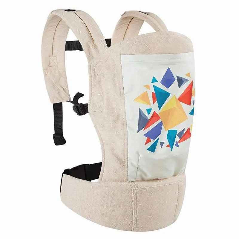 Hug Me Elite Baby Carrier Front & Back Carrier Position, Soft Linen Fabric, Wide Strap With Cap & Mobile Pocket