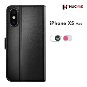 Hugmie® Classic Series iPhone XS Max Leather Folio Case