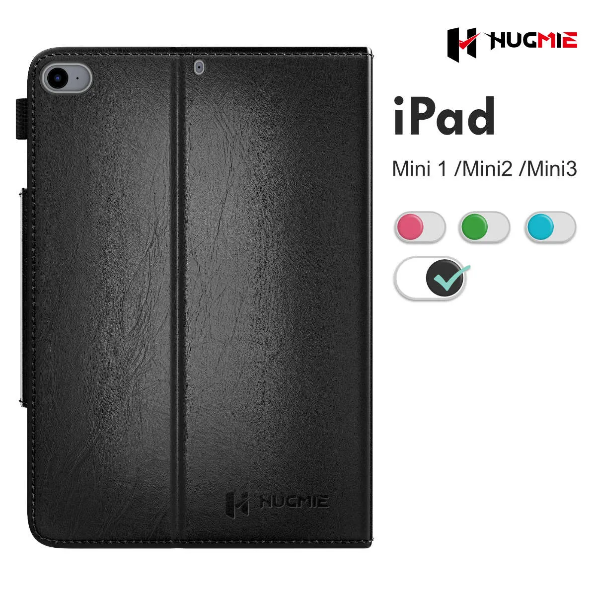 Hugmie® Sensation Series iPad Mini 1/2/3 Leather Folio Case