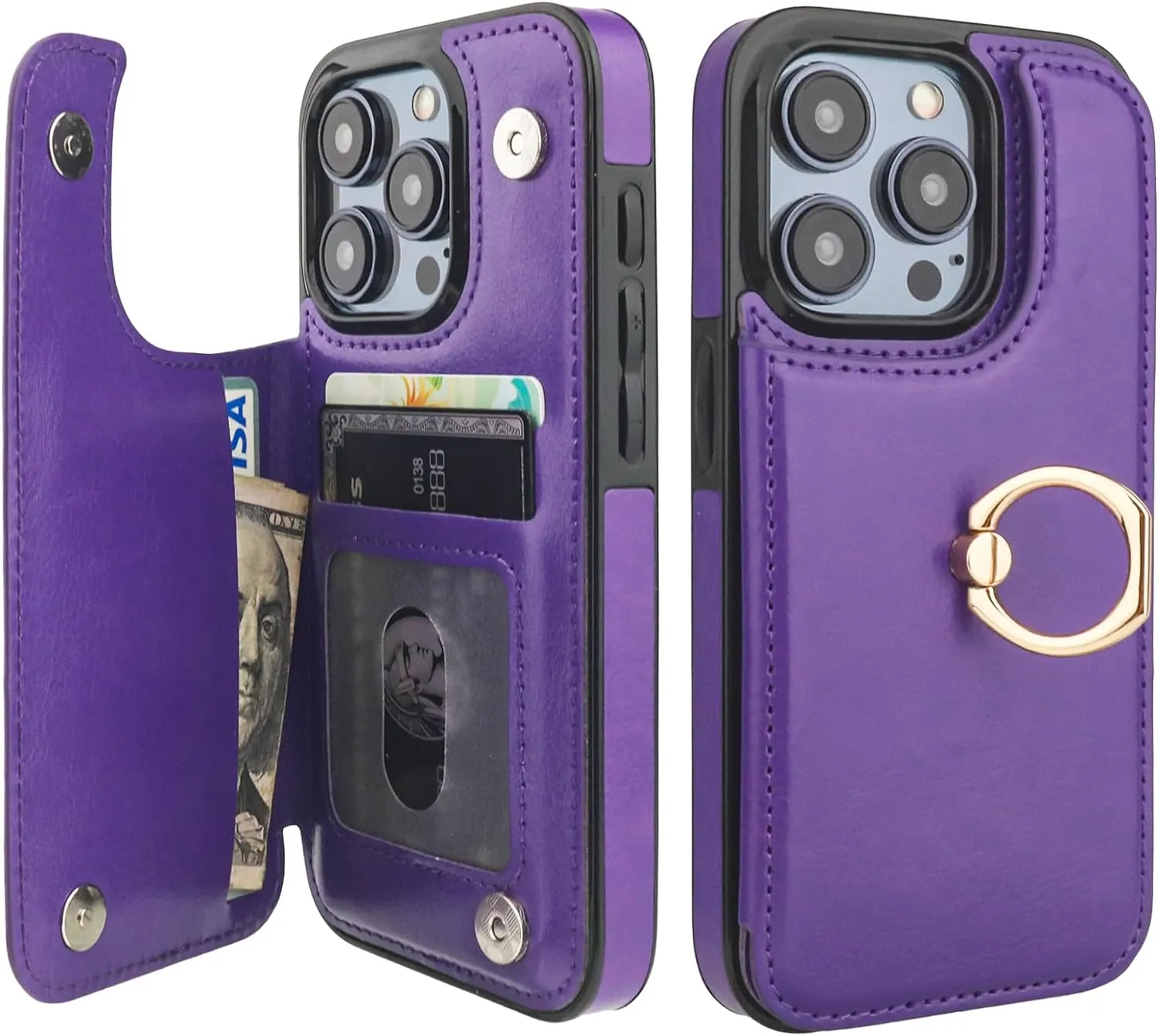 iPhone 16 Pro Max Wallet Card Case