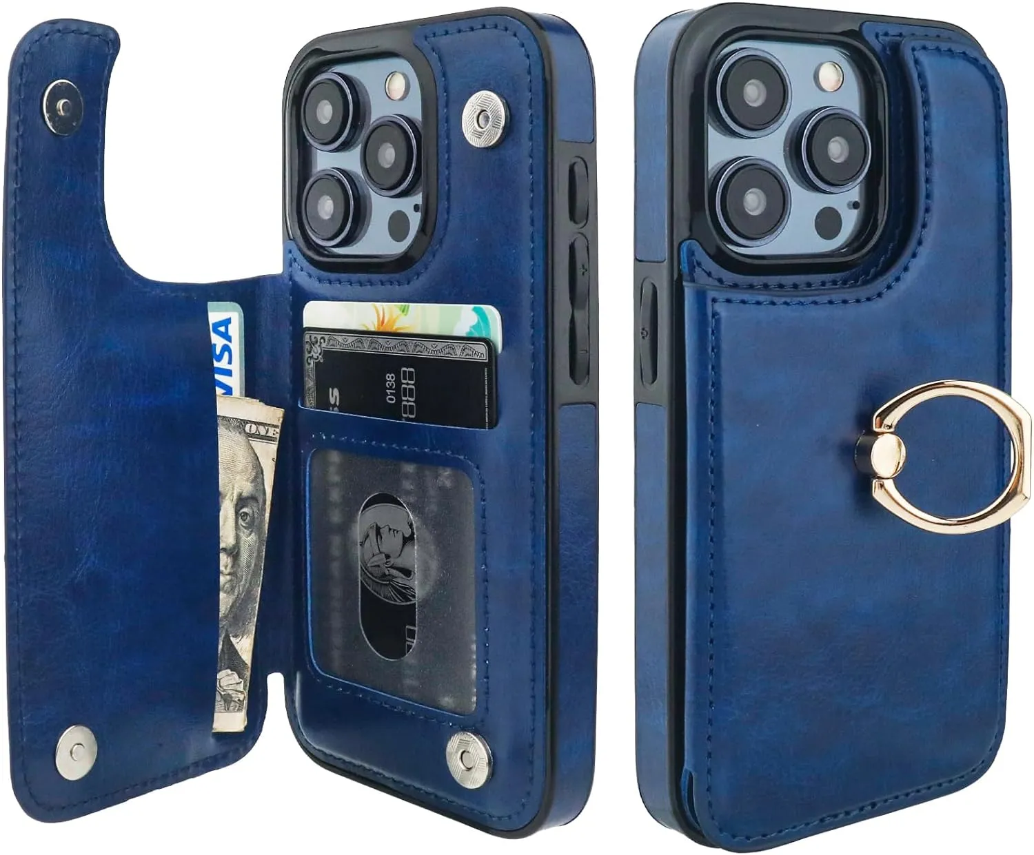 iPhone 16 Pro Max Wallet Card Case