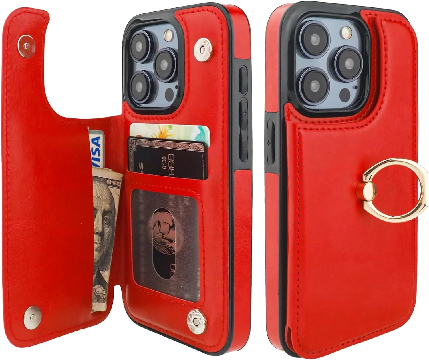 iPhone 16 Pro Max Wallet Card Case