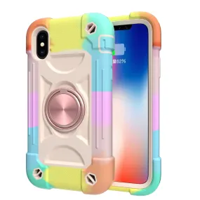 iPhone XR Silicone Protective Case with Magnetic Ring