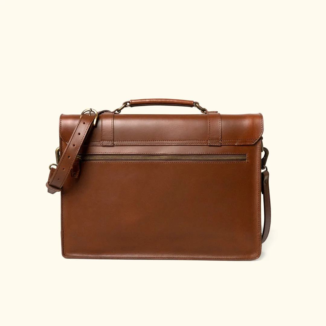 Jefferson Messenger Bag | Mahogany