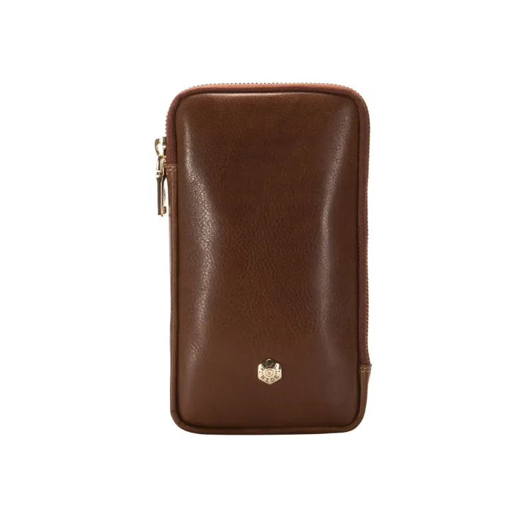 Jekyll & Hide Mobile Phone Pouch With Strap - Tan