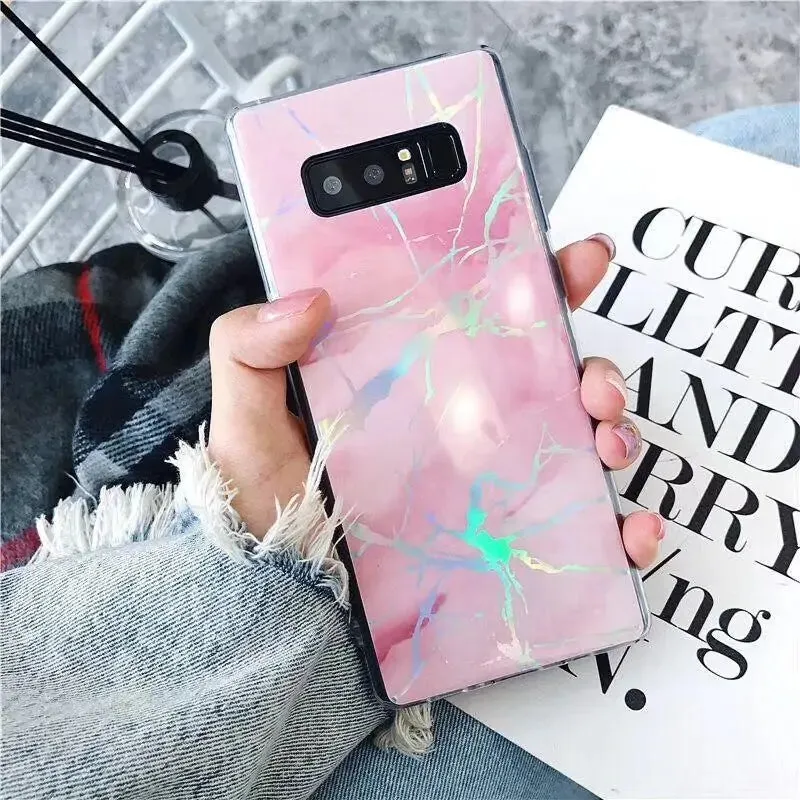 Laser Marble Samsung Cases