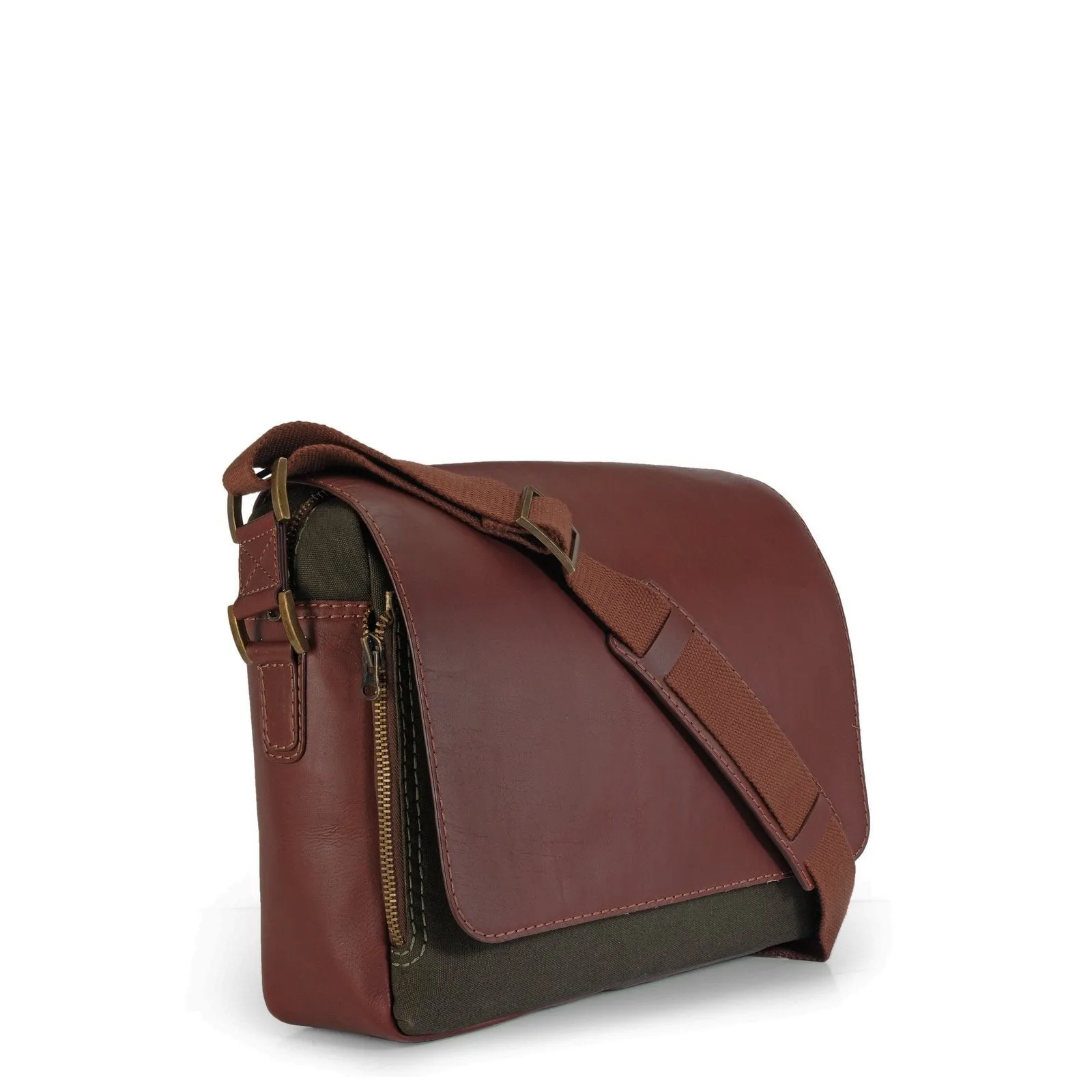 Leather Messenger Bag - PR1110