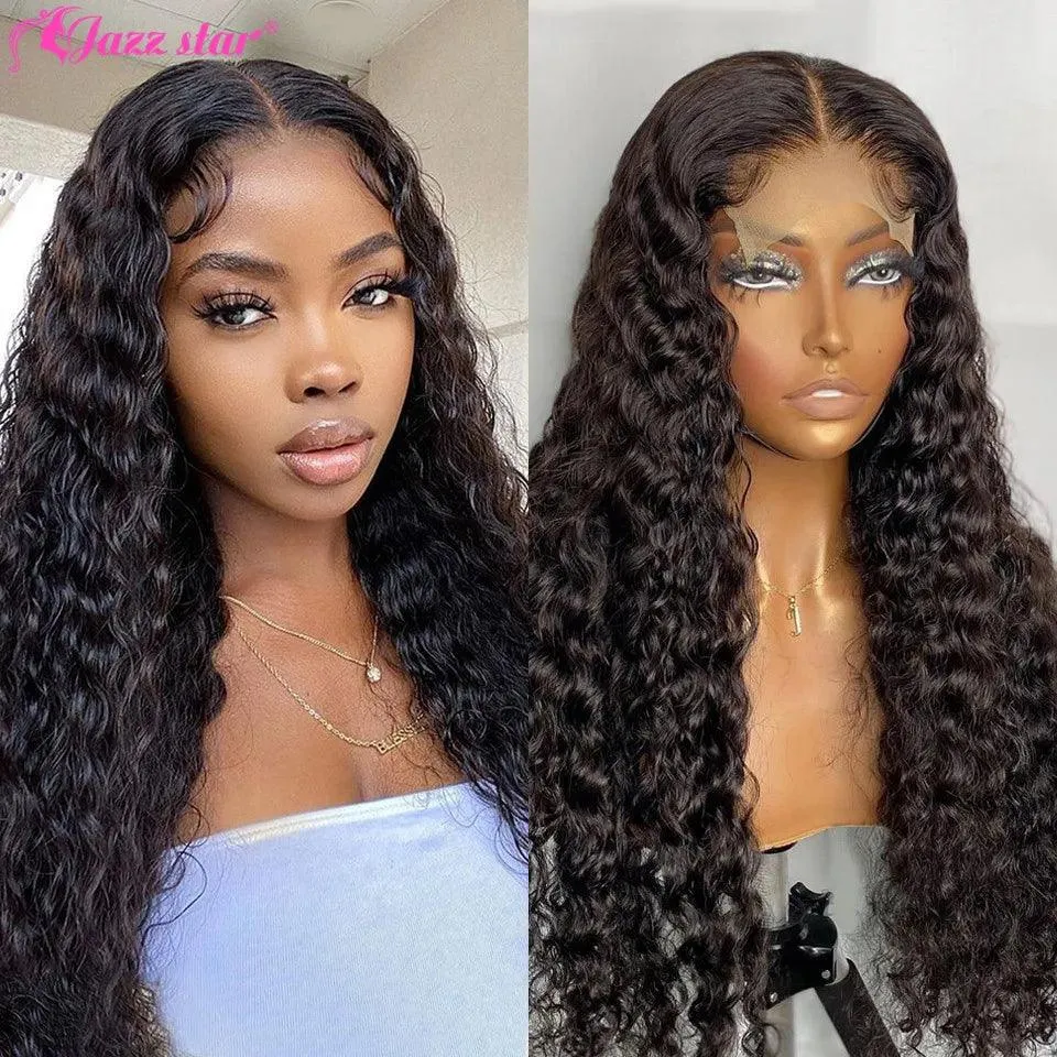 Luxurious Deep Wave Lace Front Wig - Human Hair for Effortless Glamour