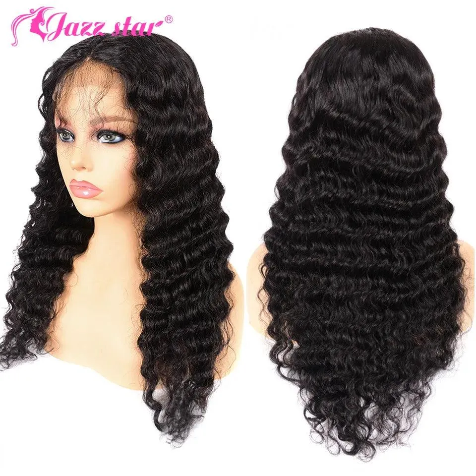 Luxurious Deep Wave Lace Front Wig - Human Hair for Effortless Glamour