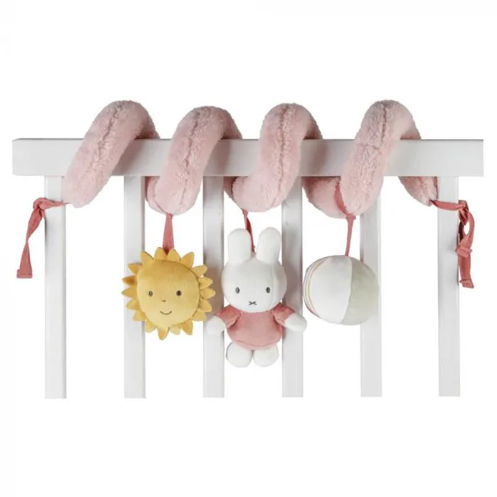 Miffy Fluffy Spiral Toy Pink