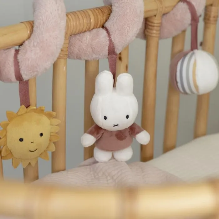 Miffy Fluffy Spiral Toy Pink