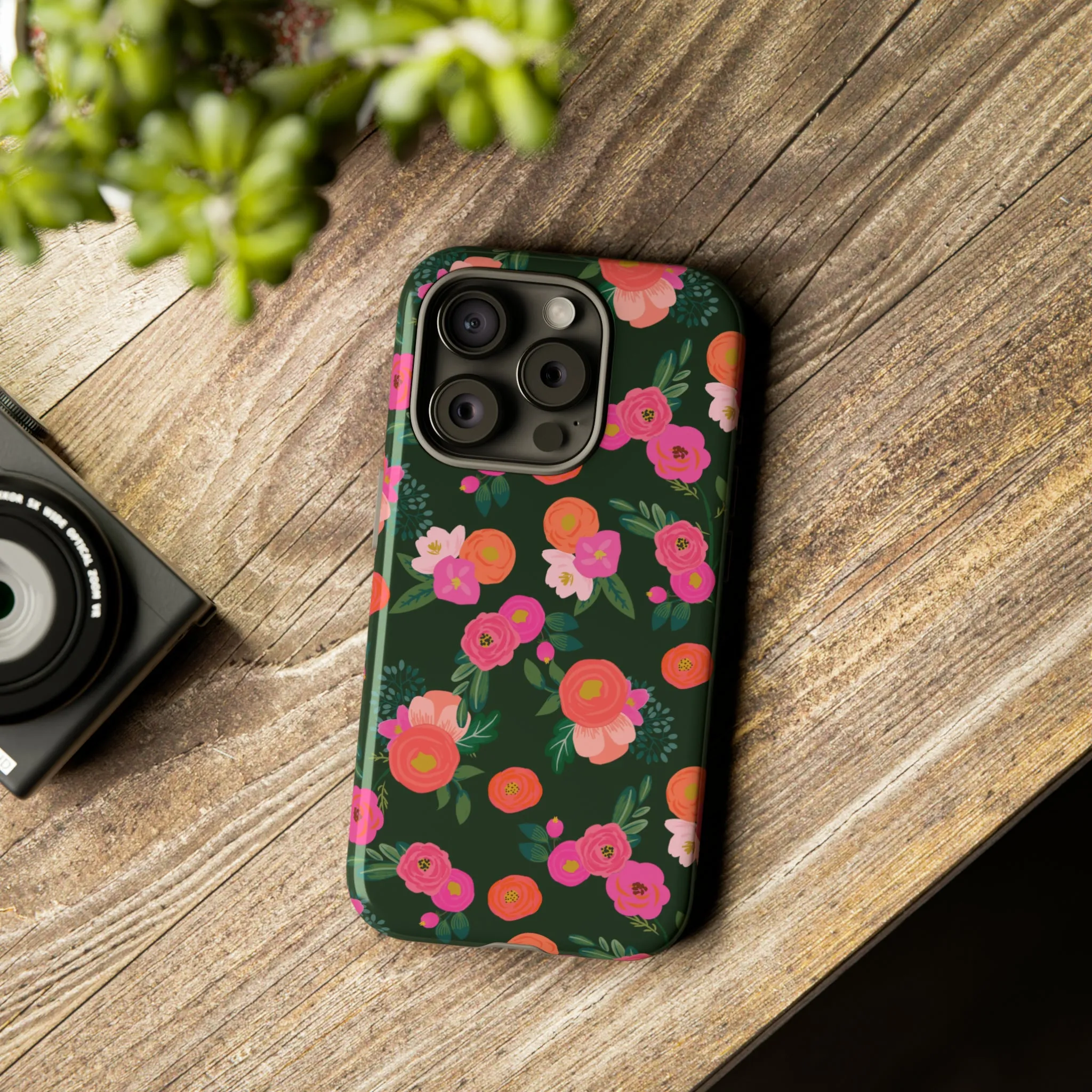 Miss Kit Floral Tough Phone Case